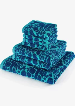 Online Baumwollhandtuch mit Jacquard-Blumen Design Handtücher