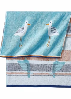 Clearance Baumwollhandtuch mit Möwen Design Handtücher