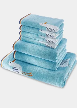 Clearance Baumwollhandtuch mit Möwen Design Handtücher