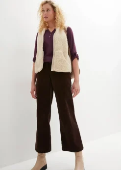 Online Baumwoll-Henleyshirt mit Knopfleiste Damen Shirts & Tops