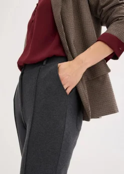 Online Baumwoll-Jersey-Hose mit Biesen Damen Bekleidung·Kleider|Hosen