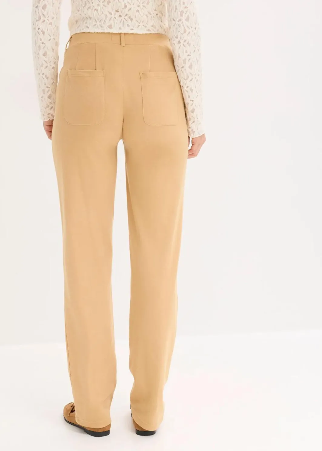 Clearance Baumwoll-Jersey-Hose mit Biesen Damen Hosen|Bekleidung·Kleider