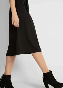 Sale Baumwoll-Jerseykleid, Midilänge Damen Bekleidung·Pullover & Strickjacken|Kleider