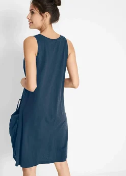 Damen bonprix Bekleidung·Pullover & Strickjacken|Kleider|Baumwoll-Jerseykleid mit Taschen