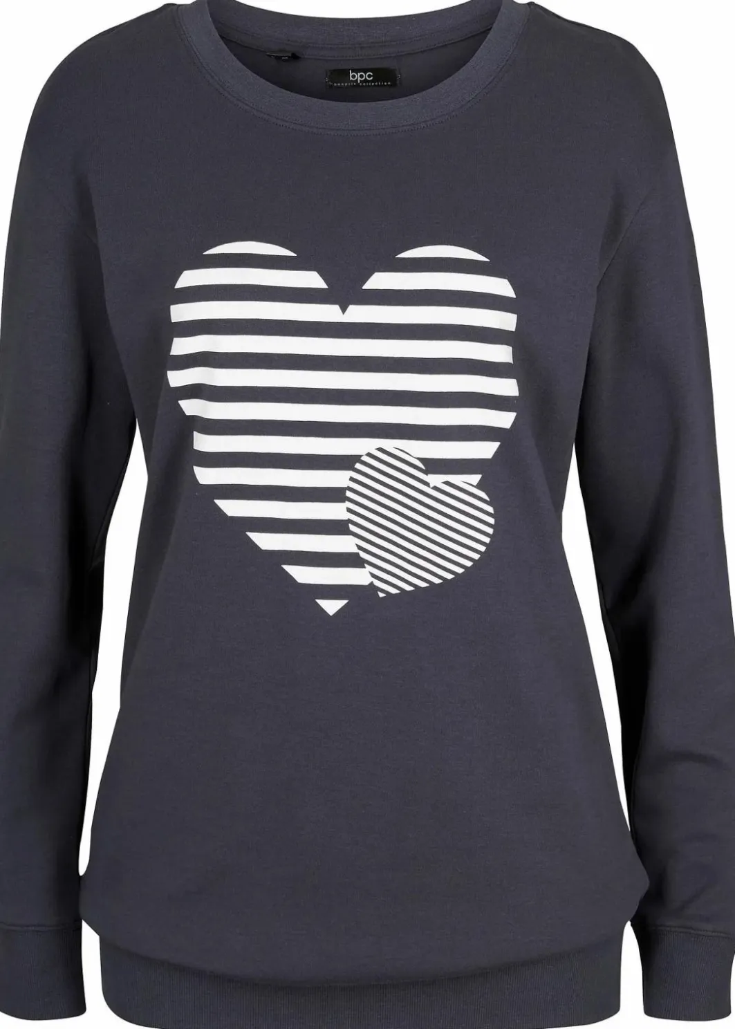 Damen bonprix Shirts & Tops|Baumwoll-Langarmshirt, bedruckt