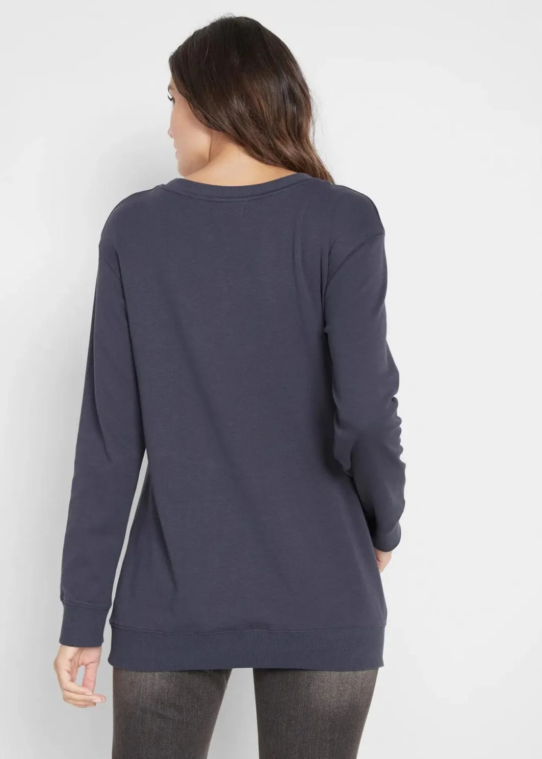 Damen bonprix Shirts & Tops|Baumwoll-Langarmshirt, bedruckt