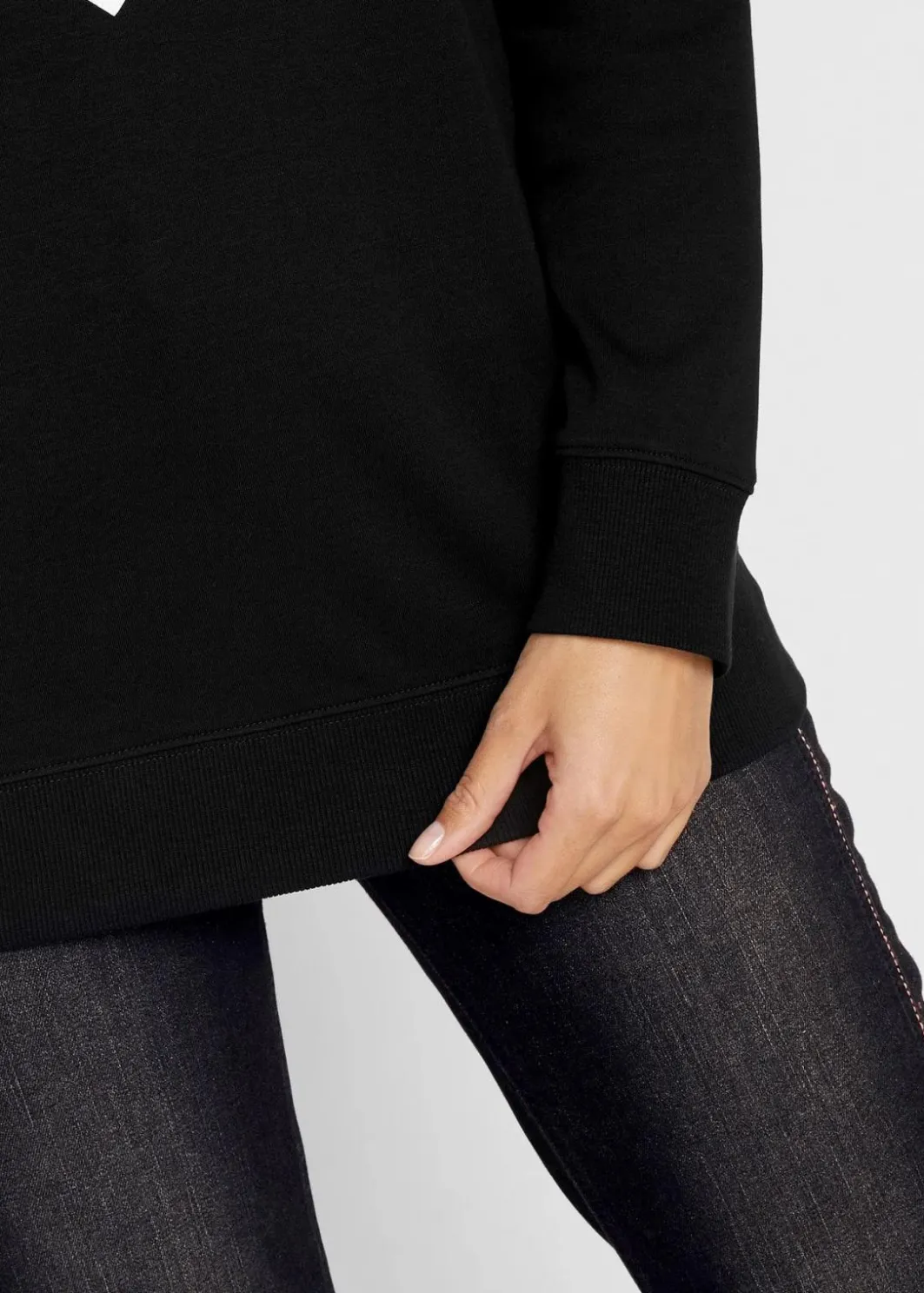 Sale Baumwoll-Langarmshirt, bedruckt Damen Shirts & Tops