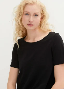 Damen bonprix Kleider|Baumwoll-Shirtkleid aus Flammgarn