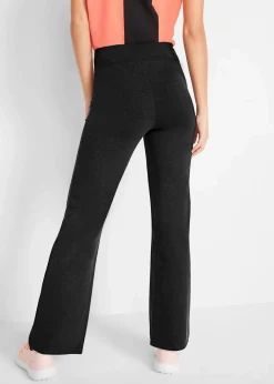 Damen bonprix Bekleidung·Sweat|Bekleidung·Kleider|Baumwoll-Sporthose, Bootcut (2er Pack)