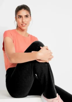Damen bonprix Bekleidung·Sweat|Bekleidung·Kleider|Baumwoll-Sporthose, Bootcut (2er Pack)
