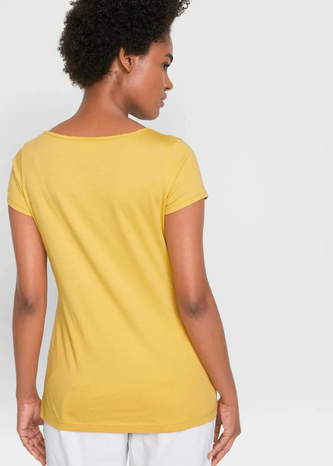 Outlet Baumwoll-T-Shirt mit Druck Damen Shirts & Tops|Nachhaltigere Materialien