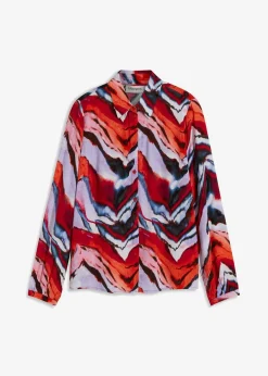 Damen bonprix Bekleidung·Jacken & Mäntel|Nachhaltigere Materialien|bedruckte Bluse