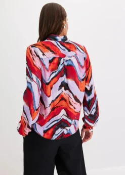 Damen bonprix Bekleidung·Jacken & Mäntel|Nachhaltigere Materialien|bedruckte Bluse
