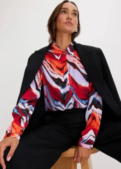 Damen bonprix Bekleidung·Jacken & Mäntel|Nachhaltigere Materialien|bedruckte Bluse