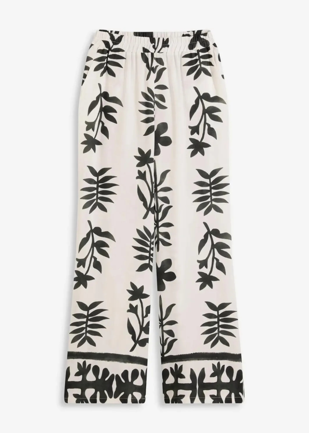 Best bedruckte Hose aus fließender Viskose Damen Bekleidung·Kleider|Hosen