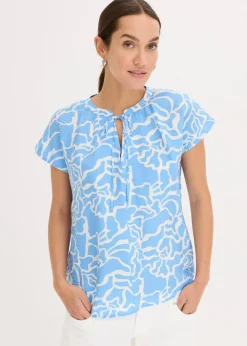 Damen bonprix Bekleidung·Jacken & Mäntel|Blusen & Tuniken|bedruckte Tunikabluse