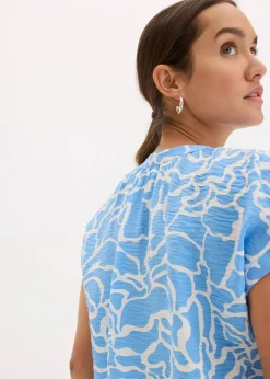 Damen bonprix Bekleidung·Jacken & Mäntel|Blusen & Tuniken|bedruckte Tunikabluse