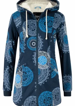 Discount Bedruckter Baumwoll-Parka mit Kapuze Damen Jacken & Mäntel|Bekleidung·Hosen