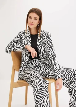 Damen bonprix Zweiteiler & Sets|Blazer|bedruckter Blazer