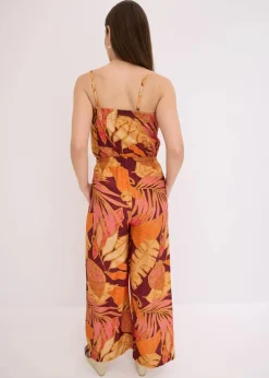 Hot bedruckter Jumpsuit aus fließender Viskose Damen Bekleidung·Homewear|Jumpsuits