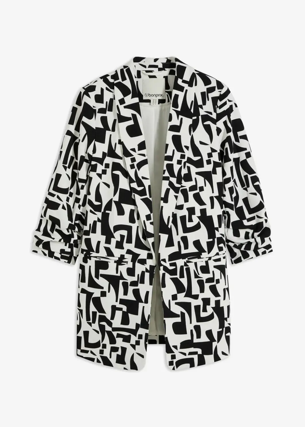 Damen bonprix Bekleidung·Basics|Blazer|bedruckter Longblazer