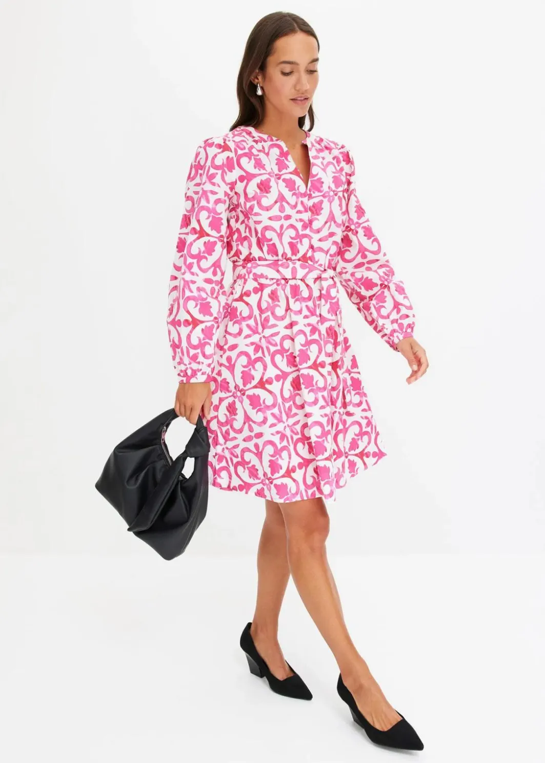 Sale bedrucktes Kleid Damen Kleider|Bekleidung·Pullover & Strickjacken