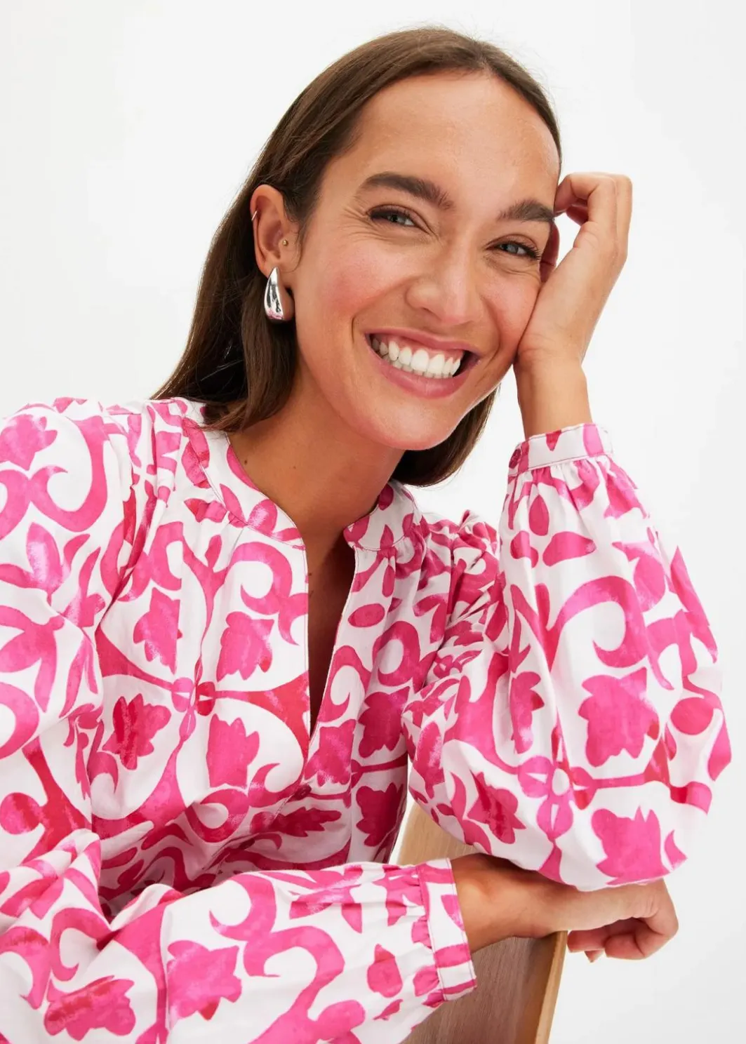 Sale bedrucktes Kleid Damen Kleider|Bekleidung·Pullover & Strickjacken