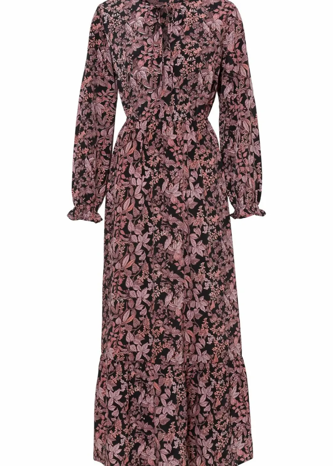 New Bedrucktes Maxikleid Damen Bekleidung·Pullover & Strickjacken|Nachhaltigere Materialien