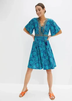 New bedrucktes Minikleid Damen Kleider|Bekleidung·Pullover & Strickjacken