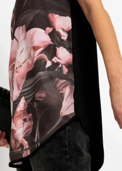 Damen bonprix Shirts & Tops|Nachhaltigere Materialien|Bedrucktes Shirt aus softem Viskose-Mix