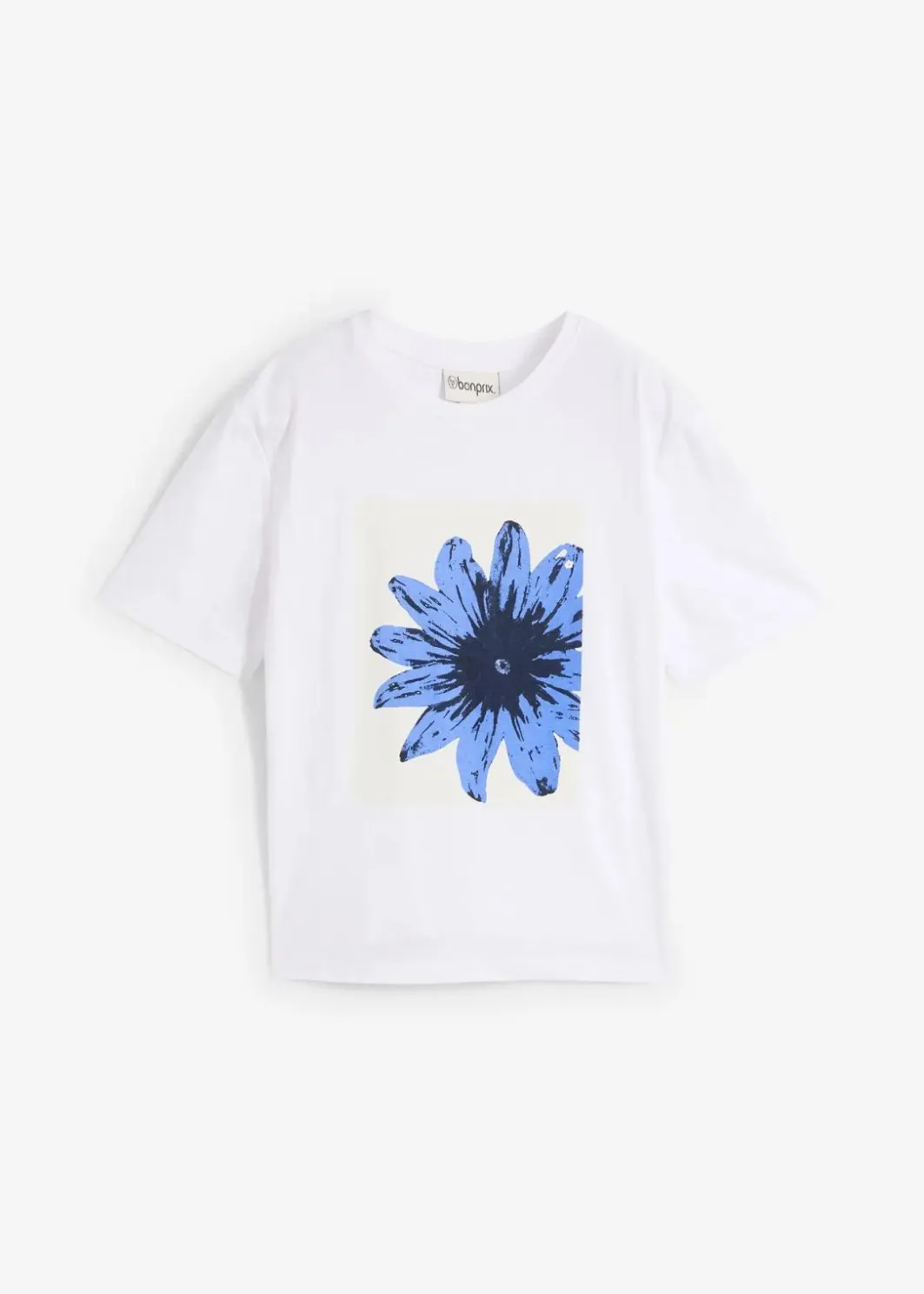 Damen bonprix Shirts & Tops|Nachhaltigere Materialien|Bedrucktes T-Shirt aus reiner Baumwolle