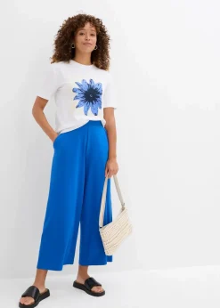 Damen bonprix Shirts & Tops|Nachhaltigere Materialien|Bedrucktes T-Shirt aus reiner Baumwolle