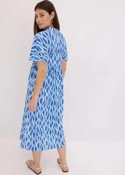 Damen bonprix Bekleidung·Pullover & Strickjacken|Kleider|bedrucktes Tunika-Kleid