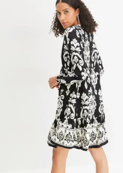 Sale bedrucktes Tunika-Kleid Damen Bekleidung·Pullover & Strickjacken|Kleider