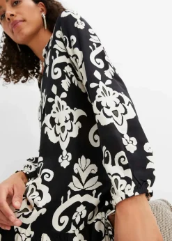 Sale bedrucktes Tunika-Kleid Damen Bekleidung·Pullover & Strickjacken|Kleider