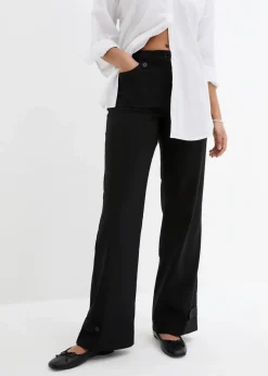 New Bengalin-Stretch-Hose mit Bequembund Damen Hosen|Kurzgrößen