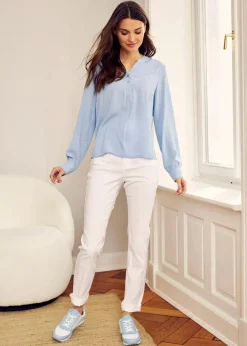 Sale Bengalin-Stretch-Hose, Straight Damen Hosen|Bekleidung·Kleider
