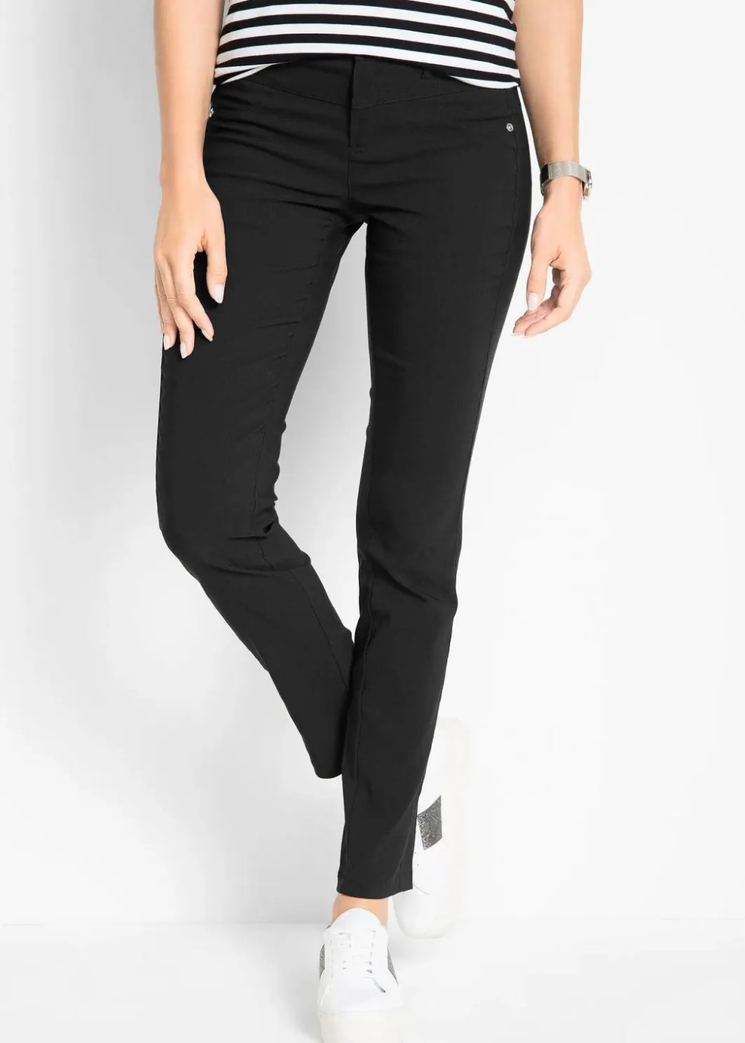 Outlet Bengalin-Stretch-Hose, Straight Damen Bekleidung·Kleider|Hosen