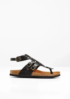 Discount Bequeme Sandale aus Leder Damen Strandmode|Sommerschuhe