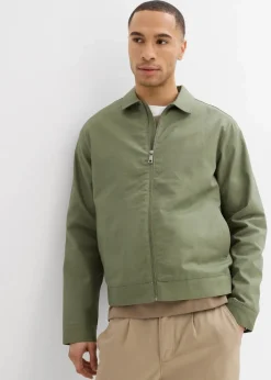 Herren bonprix Große Größen|Jacken & Mäntel|Übergangsjacke aus reiner Baumwolle