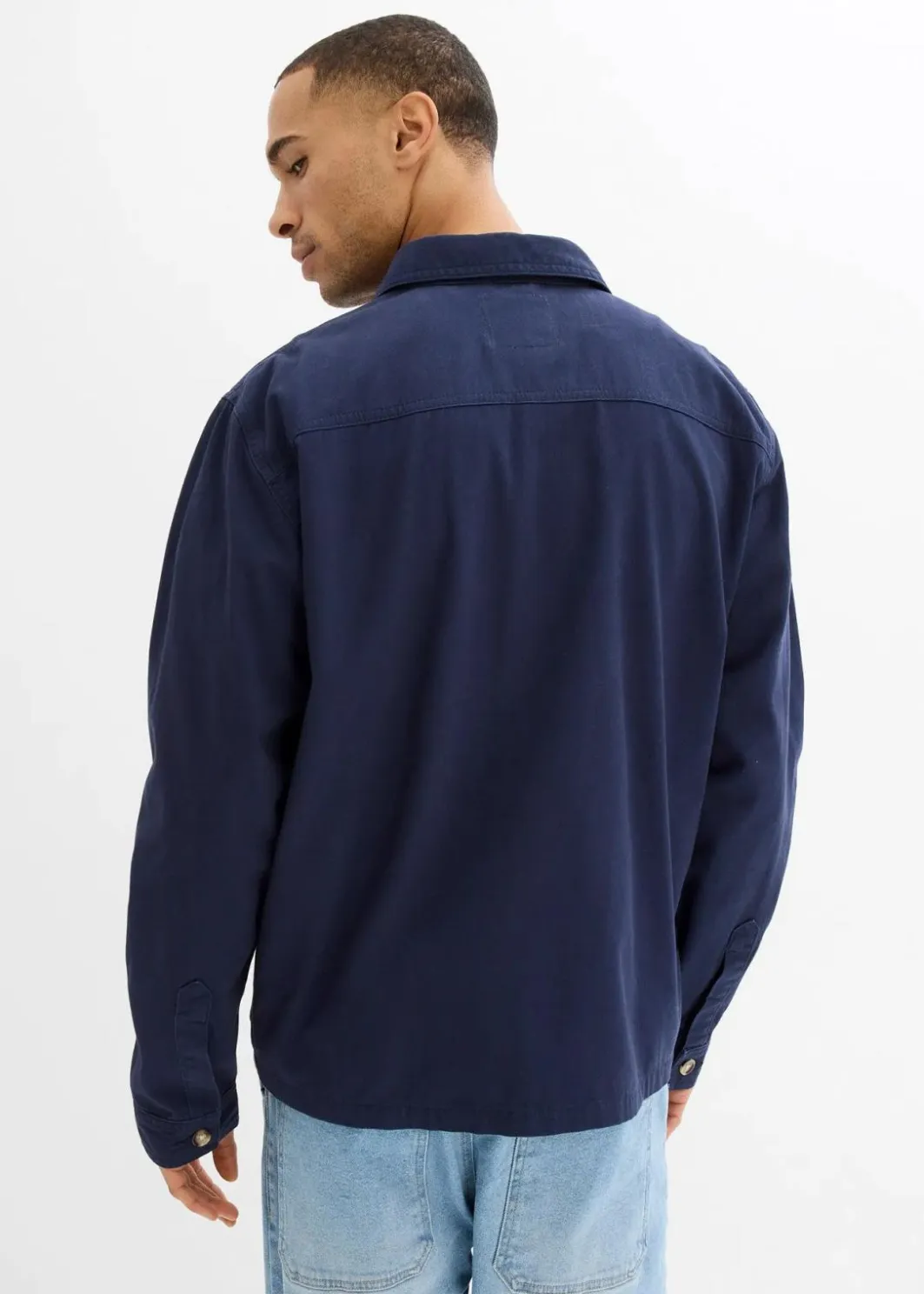Hot Übergangsjacke aus Twill-Qualität, Loose Fit Herren Große Größen|Jacken & Mäntel