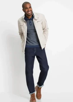 Herren bonprix Große Größen|Jacken & Mäntel|Übergangsjacke in Blousonform mit Stehkragen