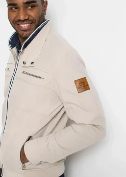 Herren bonprix Große Größen|Jacken & Mäntel|Übergangsjacke in Blousonform mit Stehkragen