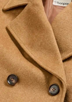 Damen bonprix Bekleidung·Hosen|Jacken & Mäntel|Übergangsjacke in Wolloptik
