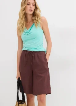 Discount Bermuda aus fließendem Viskose-Mix Damen Bekleidung·Outdoorbekleidung|Bekleidung·Kleider