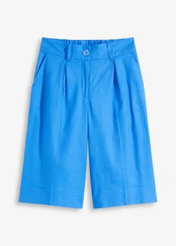Damen bonprix Bekleidung·Outdoorbekleidung|Bekleidung·Kleider|Bermuda aus Leinen-Mix