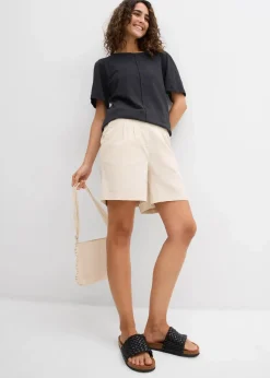 Damen bonprix Shorts|Hosen|Bermuda aus reiner Baumwolle