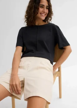 Damen bonprix Shorts|Hosen|Bermuda aus reiner Baumwolle