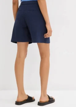 Damen bonprix Bekleidung·Outdoorbekleidung|Bekleidung·Kleider|Bermuda aus reiner Baumwolle