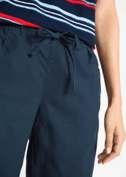 Damen bonprix Hosen|Shorts|Bermuda mit Leinen
